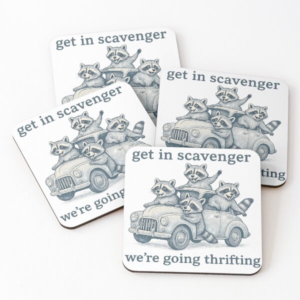 Item preview, Funny Raccoon - Get in Scavenger We're Going Thrifting designed and sold by ZBIFBOUETLA.
