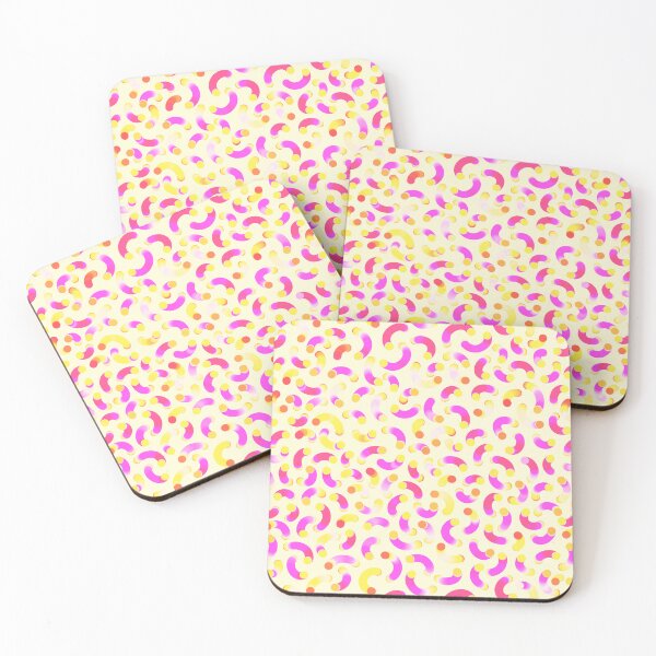 Item preview, Rainbow Squiggles - Orange Pink Yellow on Cream designed and sold by thecolorbirdie.