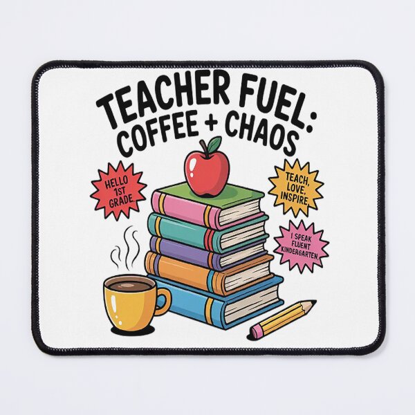 Item preview, Teacher Fuel Coffee Chaos Back to School 1st Grade designed and sold by LacostCarl.