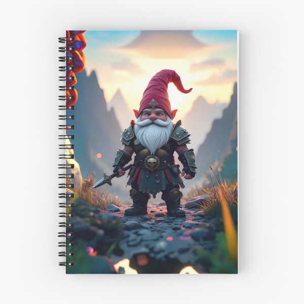 Item preview, Dwarven Warrior Gnome Fantasy Art designed and sold by AnimalAirtistry.