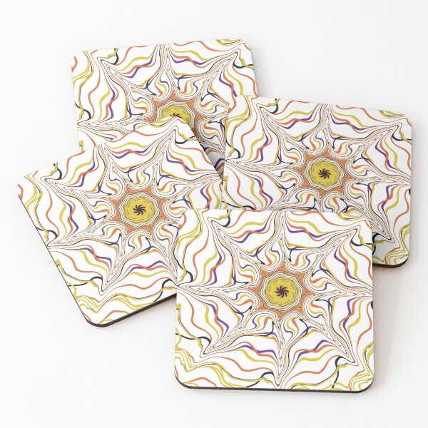 Item preview, Swirling Starburst Lines in Orange & Purple designed and sold by AmaiDream.