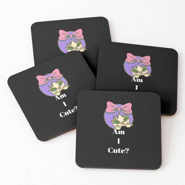 Item preview, LaMaisonOfMY MY AM I CUTE? POPPY CHARLOTTE COLLECTION  NO.2 White Text designed and sold by LaMaisonOfMY.