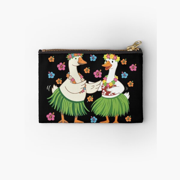 Item preview, Silly goose Hawaiian Hula Dance Uwehe Everyday Hibiscus Flower art designed and sold by Colorfulman.