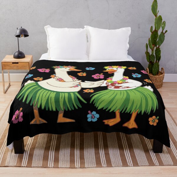 Item preview, Silly goose Hawaiian Hula Dance Uwehe Everyday Hibiscus Flower art designed and sold by Colorfulman.