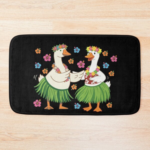 Item preview, Silly goose Hawaiian Hula Dance Uwehe Everyday Hibiscus Flower art designed and sold by Colorfulman.