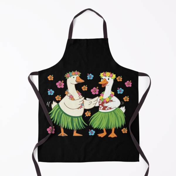 Item preview, Silly goose Hawaiian Hula Dance Uwehe Everyday Hibiscus Flower art designed and sold by Colorfulman.