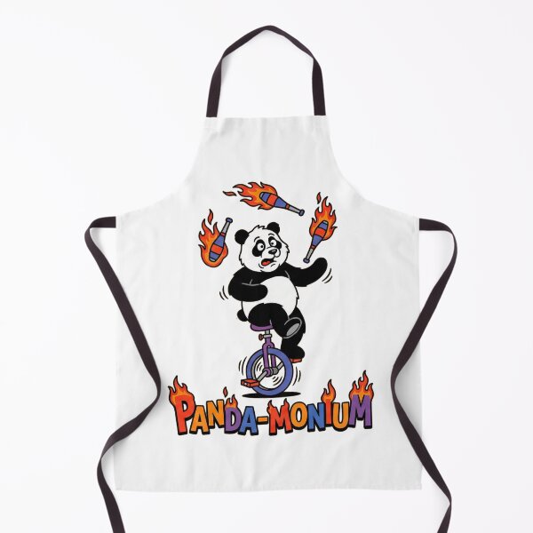 Item preview, Panda-monium - Chaotic Cute Panda Bear Pun designed and sold by escapingtheprint.
