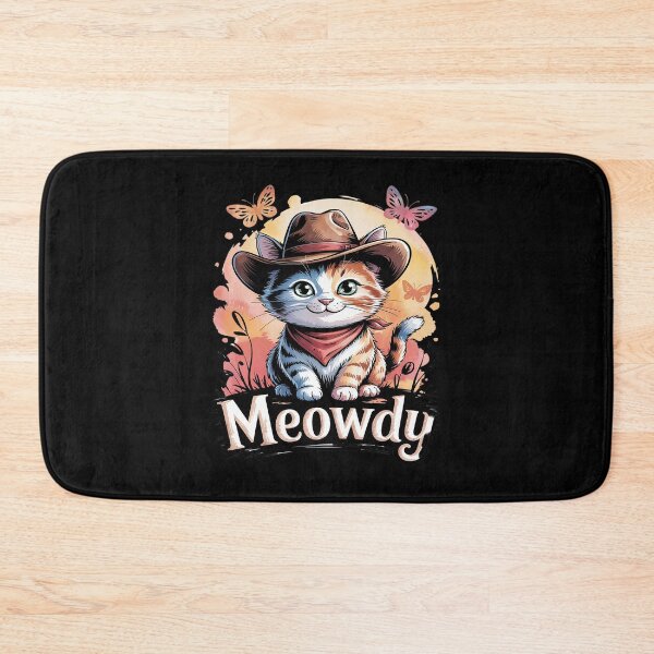 Item preview, Meowdy Cat Funny Howdy Meme Western Cowboy Kitten 3  designed and sold by RuthGAArt.