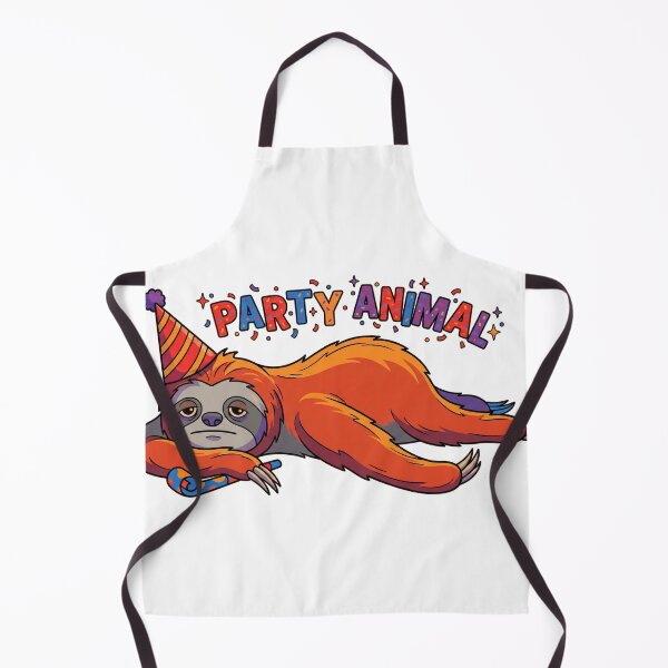 Item preview, Party Animal - Sarcastic Sloth Pun designed and sold by escapingtheprint.