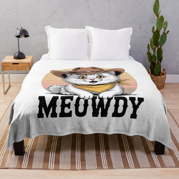 Item preview, Meowdy Cat Funny Howdy Meme Western Cowboy Kitten1  designed and sold by RuthGAArt.