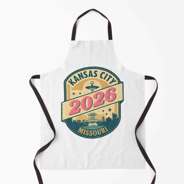 Item preview, Kansas City Missouri 2026 Retro Fountain Skyline Travel Badge T-Shirt designed and sold by FestivityFinds.