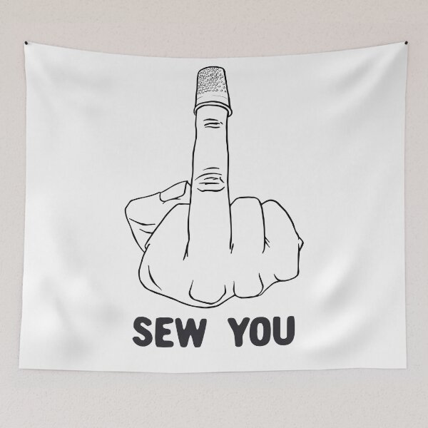 Item preview, sew you middle finger designed and sold by experimentons.