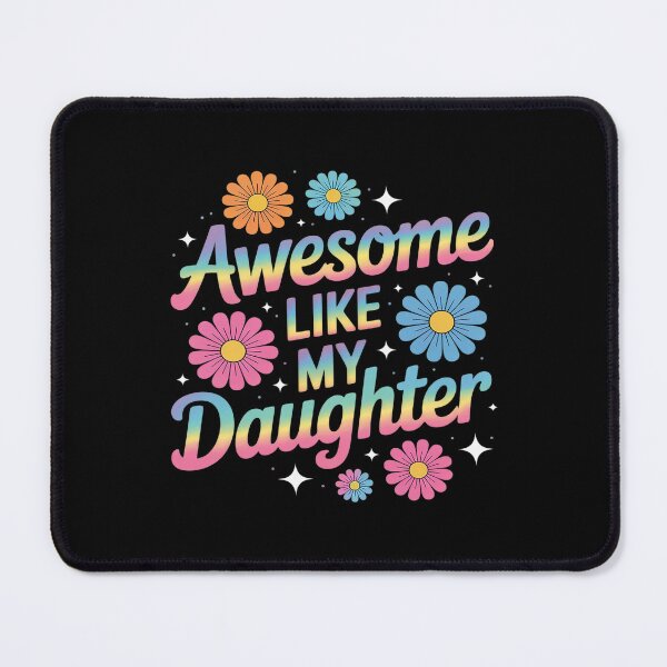 Item preview, Awesome Like My Daughter Mommy Groovy Mother's Day designed and sold by RoyTill0Art.