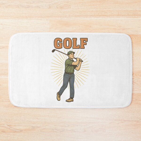 Item preview, Vintage Golf Player Retro Illustration designed and sold by tarzbol.