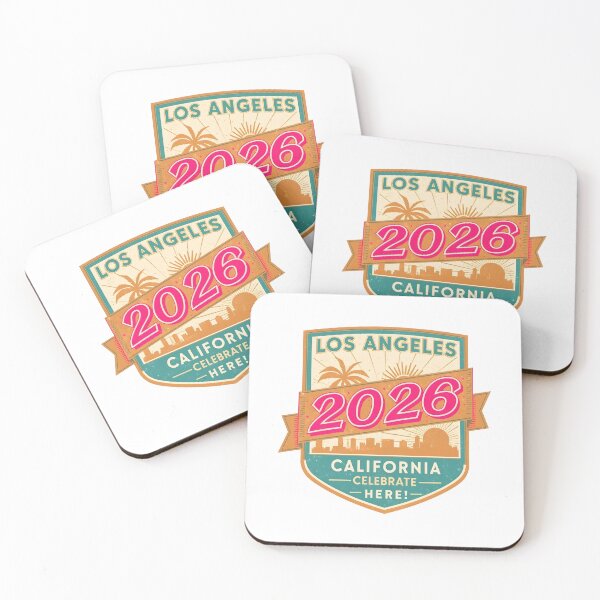 Item preview, Los Angeles California 2026 Retro Coastal City Travel Badge T-Shirt designed and sold by FestivityFinds.