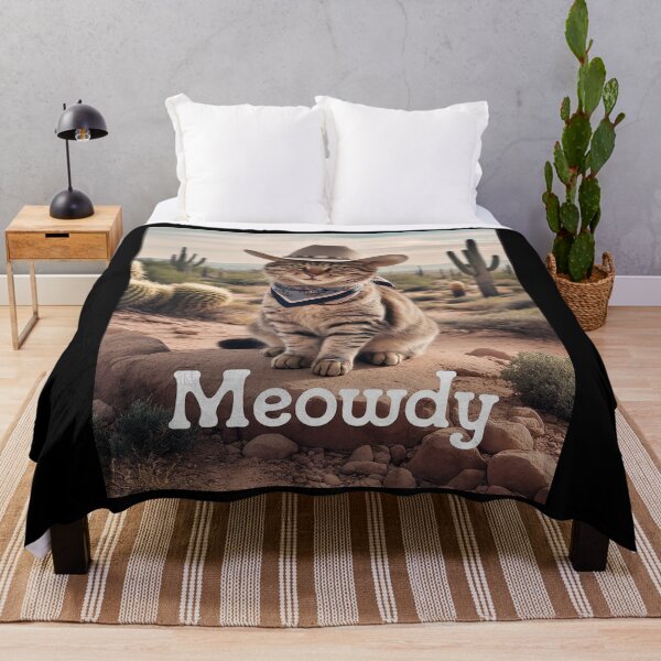 Item preview, Meowdy Cat Funny Howdy Meme Western Cowboy Kitten2 designed and sold by RuthGAArt.