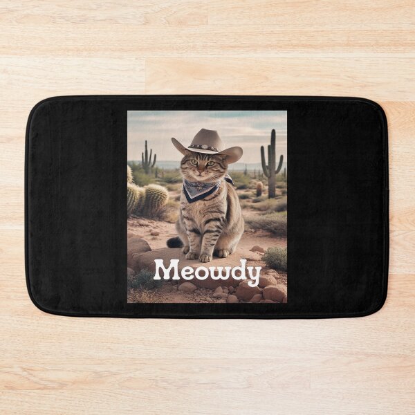 Item preview, Meowdy Cat Funny Howdy Meme Western Cowboy Kitten2 designed and sold by RuthGAArt.