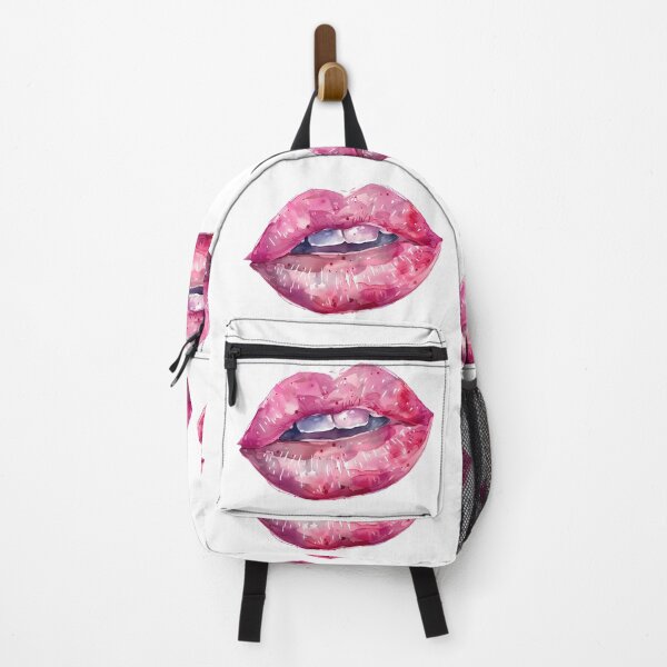 Item preview, Watercolor Pink Lips Art - Feminine Fashion Illustration Pop Art Design designed and sold by DesignArtist.ia.