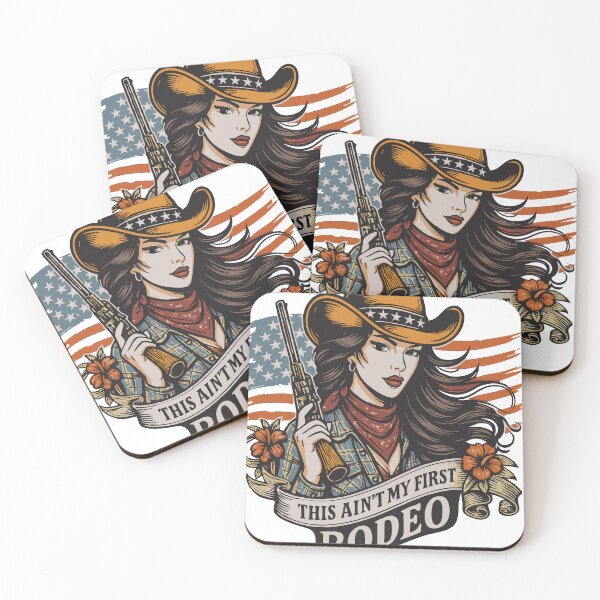 Item preview, This Ain’t My First Rodeo Cowgirl Western designed and sold by ViralTeeStore.