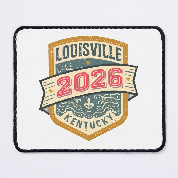Item preview, Louisville Kentucky 2026 Retro River Heritage Travel Badge T-Shirt designed and sold by FestivityFinds.