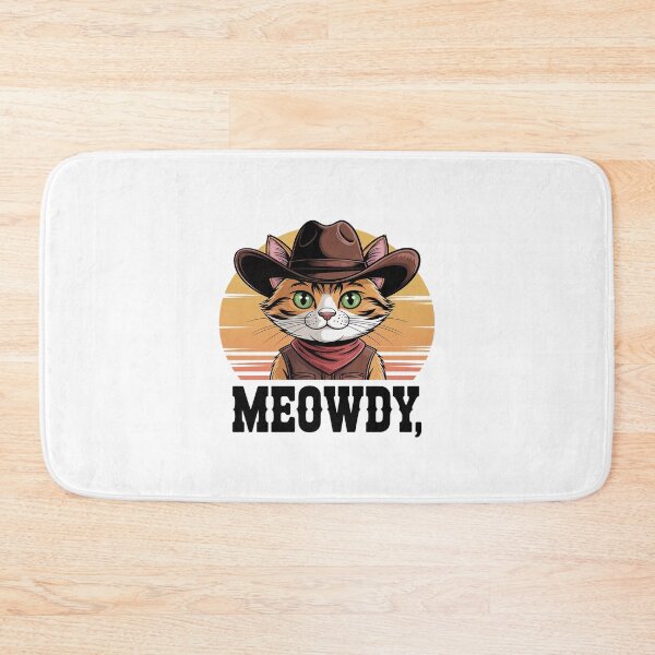 Item preview, Meowdy Cat Funny Howdy Meme Western Cowboy Kitten3  designed and sold by RuthGAArt.