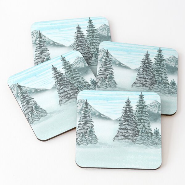 Item preview, Beyond the Window, Winter Heals , Snowy Pines and Mountain Silence designed and sold by Kyradem.