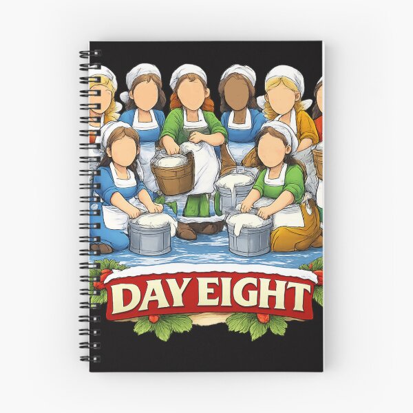 Item preview, 12 Days of Christmas: Day Eight designed and sold by halibutgoatramb.