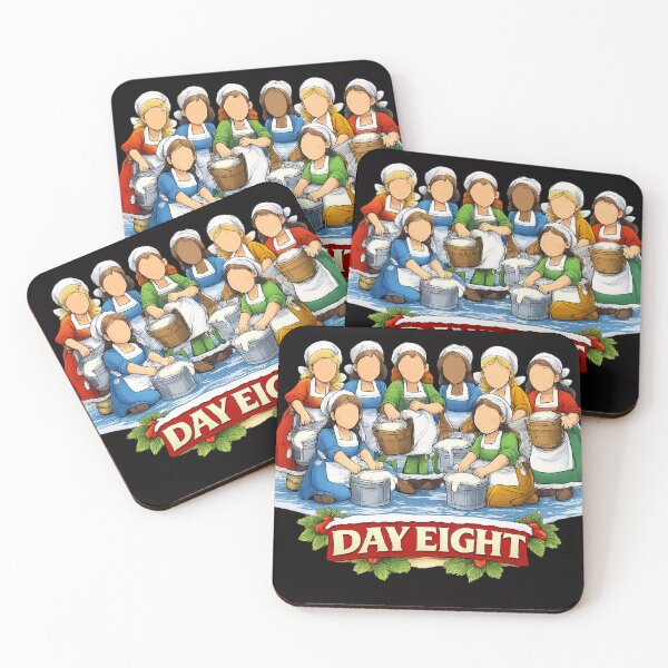 Item preview, 12 Days of Christmas: Day Eight designed and sold by halibutgoatramb.