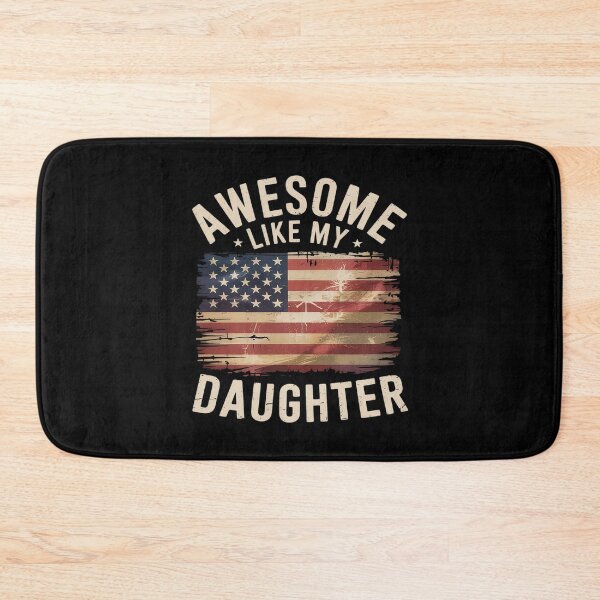 Item preview, Awesome Like My Daughter Patriotic USA Flag Dad Design  designed and sold by RoyTill0Art.