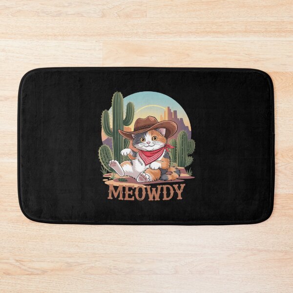 Item preview, Meowdy Cat Funny Howdy Meme Western Cowboy Kitten4  designed and sold by RuthGAArt.
