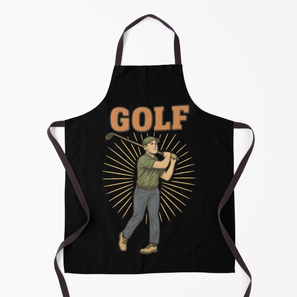 Item preview, Vintage Golf Player Retro Illustration Black designed and sold by tarzbol.
