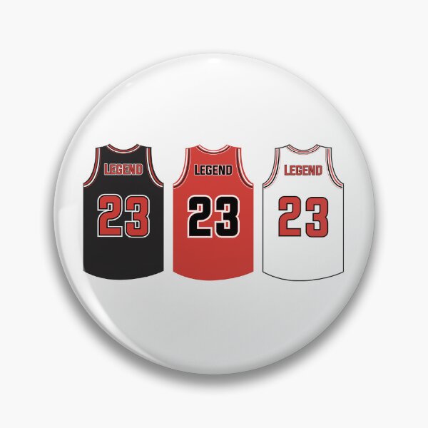 Item preview, Basketball jersey number 23 - Black Red White designed and sold by Wolagno.
