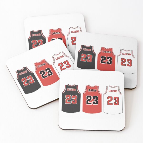 Item preview, Basketball jersey number 23 - Black Red White designed and sold by Wolagno.