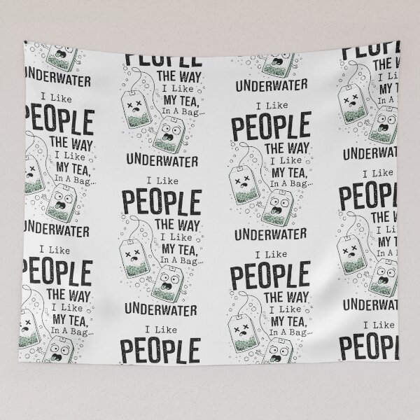 Item preview, I Like People Design Art Tshirt Humor Tee designed and sold by GTwoThree.