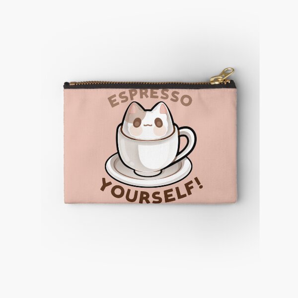 Item preview, Kawaii Catpuccino Cute Coffee Cat Art designed and sold by noodleeees-art.