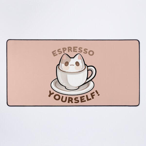 Item preview, Kawaii Catpuccino Cute Coffee Cat Art designed and sold by noodleeees-art.
