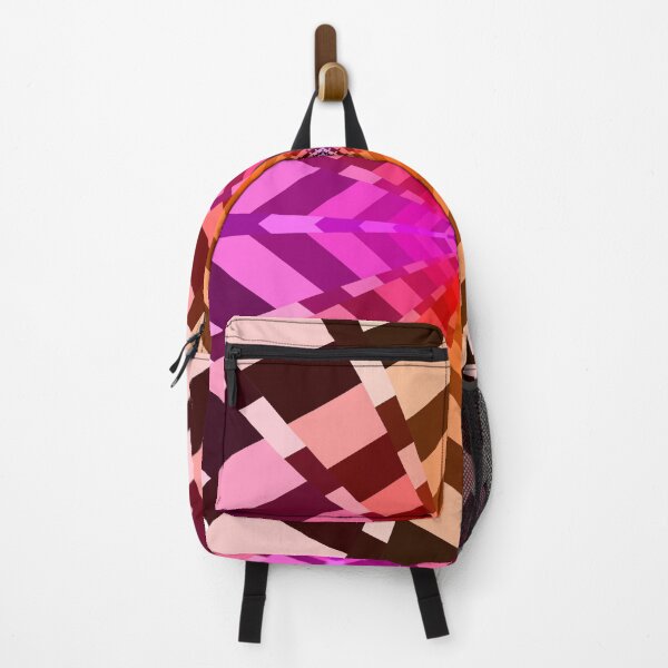 Item preview, Geometric Layout In Orange, Red, Pink, Geometric Abstraction, Abstract Art designed and sold by DDJust4U.