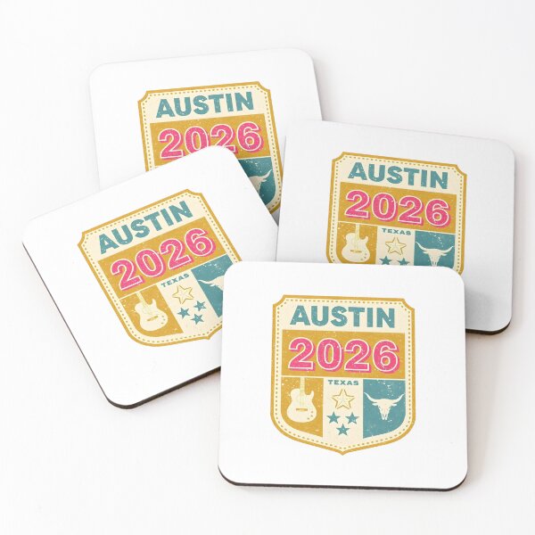 Item preview, Austin Texas 2026 Retro Travel Badge Music City T-Shirt designed and sold by FestivityFinds.