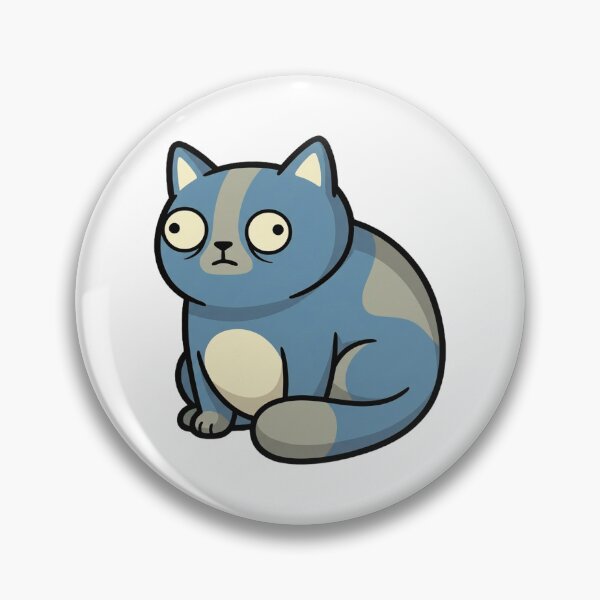 Item preview, Surprised Blue Cat with Blank Stare designed and sold by ProQ Creative Prints.