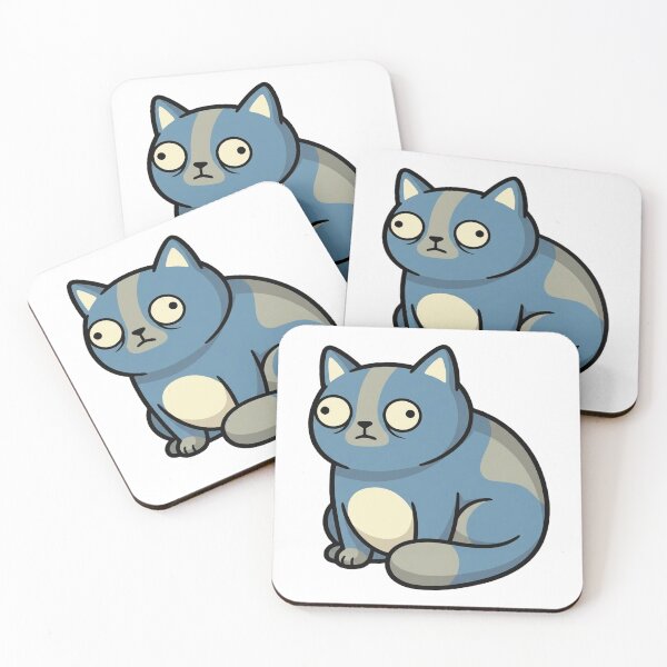 Item preview, Surprised Blue Cat with Blank Stare designed and sold by ProQ Creative Prints.