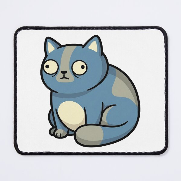 Item preview, Surprised Blue Cat with Blank Stare designed and sold by ProQ Creative Prints.