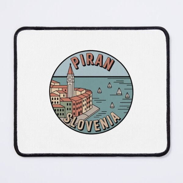 Item preview, Piran Slovenia Vintage Travel Badge Sticker designed and sold by Timeless Design.