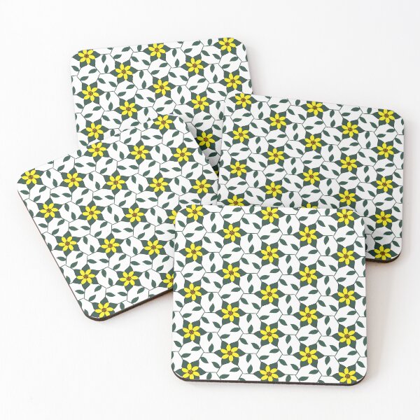 Item preview, Yellow Flower Vine Pattern designed and sold by AmaiDream.