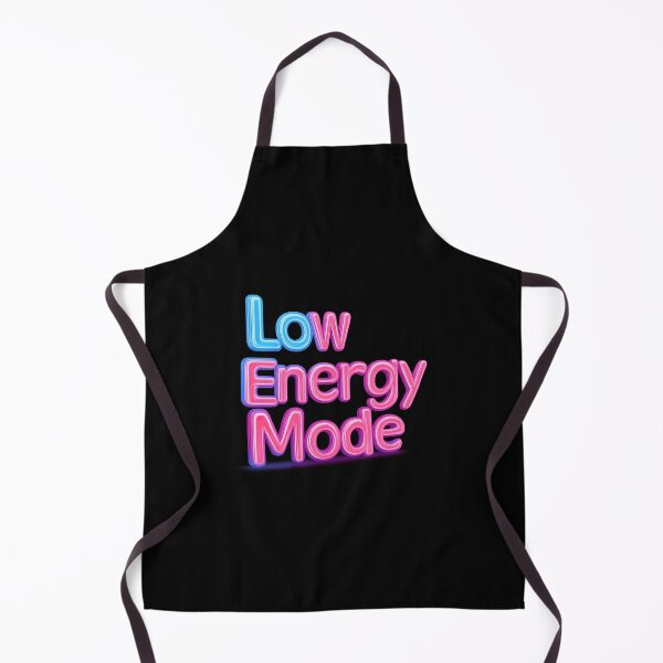Item preview, Low Energy Mode Lazy Neon Text designed and sold by DesignsMjB.