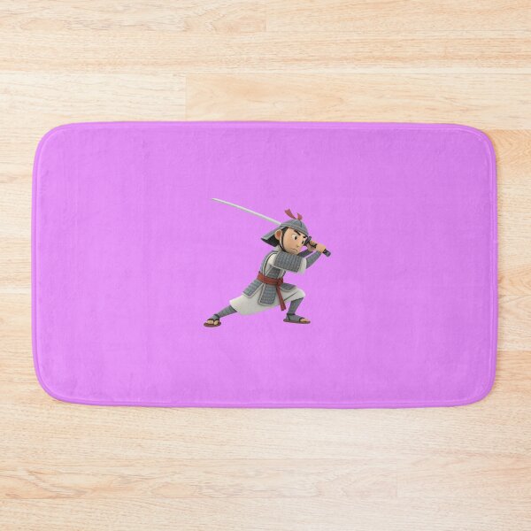 Item preview, Japanese Samurai Cartoon Warrior Fighting Pose with Katana Sword designed and sold by Fashion Empire.