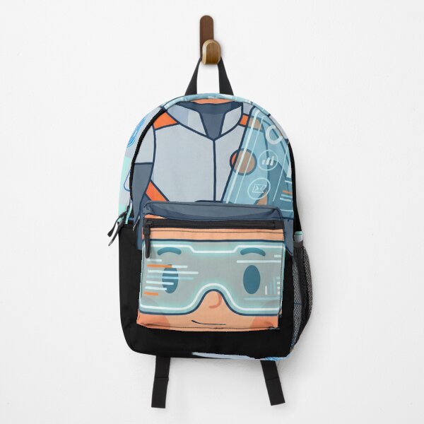 Item preview, Futuristic Tech Kid with AR Visor and Data Tablet designed and sold by AddyTae.