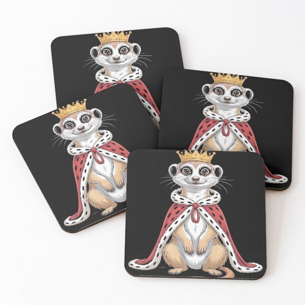 Item preview, Meerkat QUEEN OF THE SAVANNAH Funny Meerkats designed and sold by Libbysharts.