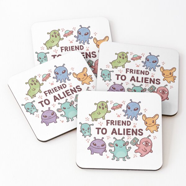 Item preview, Friend to Aliens Cute Kawaii Illustration designed and sold by Senkov.