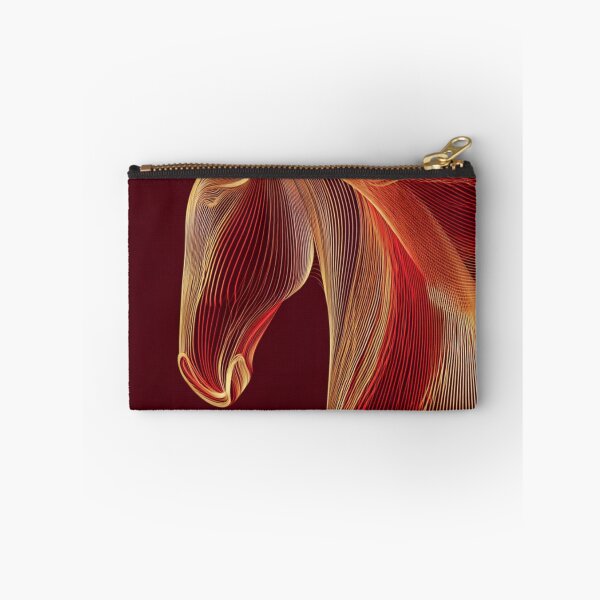 Item preview, Abstract Minimalistic 2026 Red Fire Horse Elegant Curvature  designed and sold by GrinGalore.