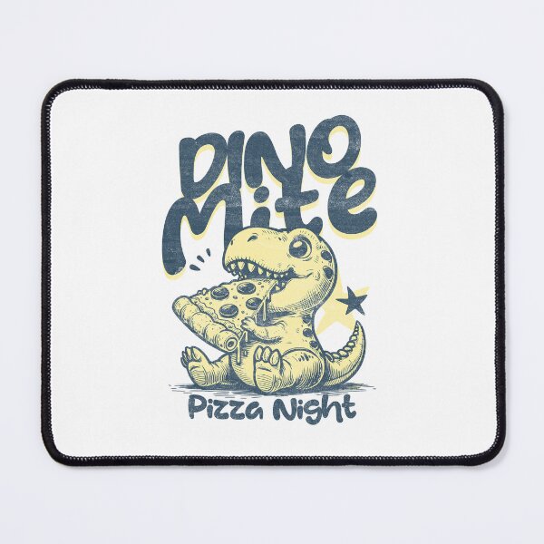 Item preview, Dino Mite Pizza Night Cute Art designed and sold by Mido tee art shop.